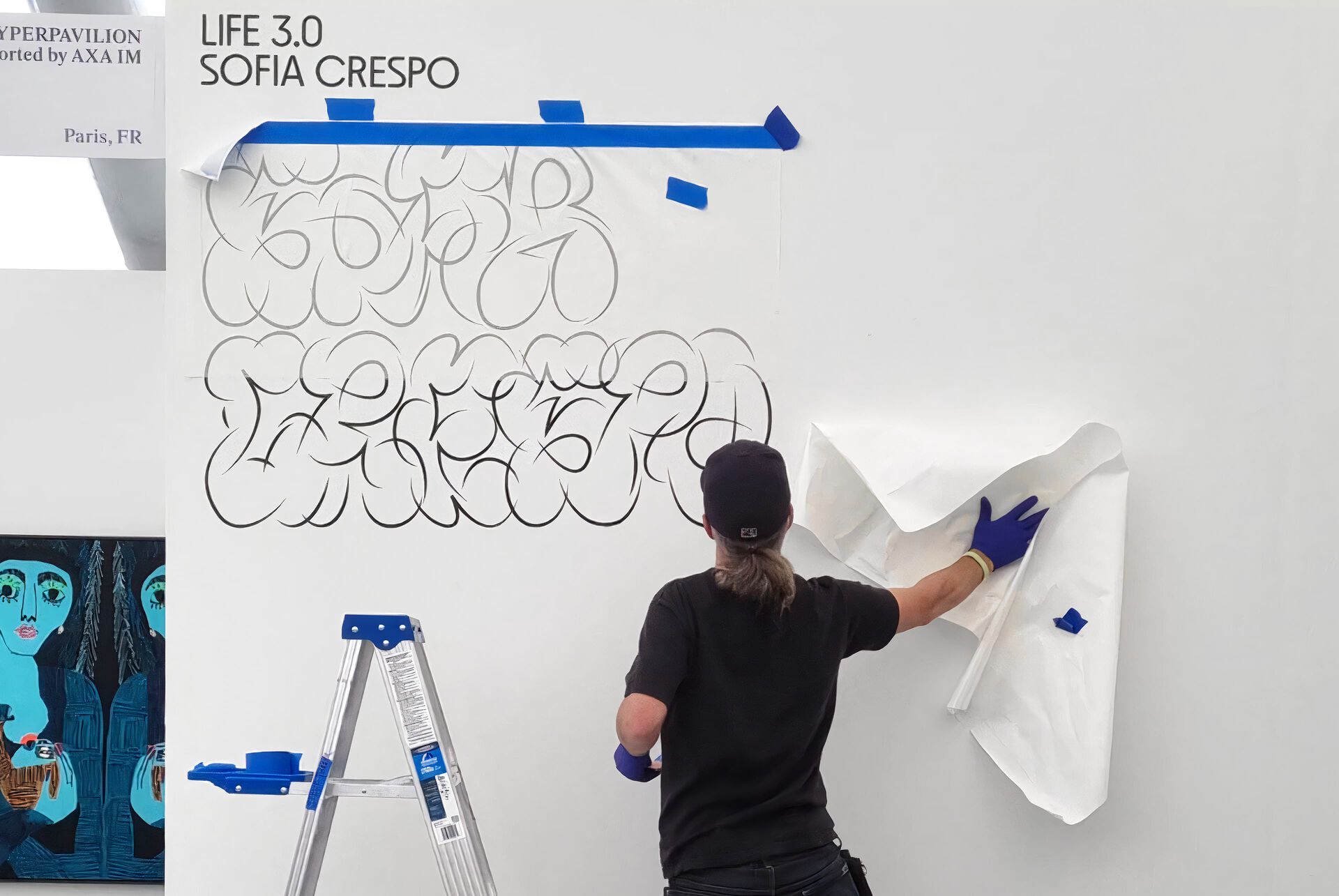 _lettering : full view installation
